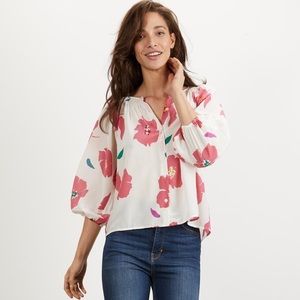 Tucker NYC The Classic Blouse
Blush Poppies